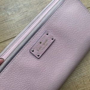 Kate Spade Staci Large Wristlet Clutch Wallet — Chalk Pink